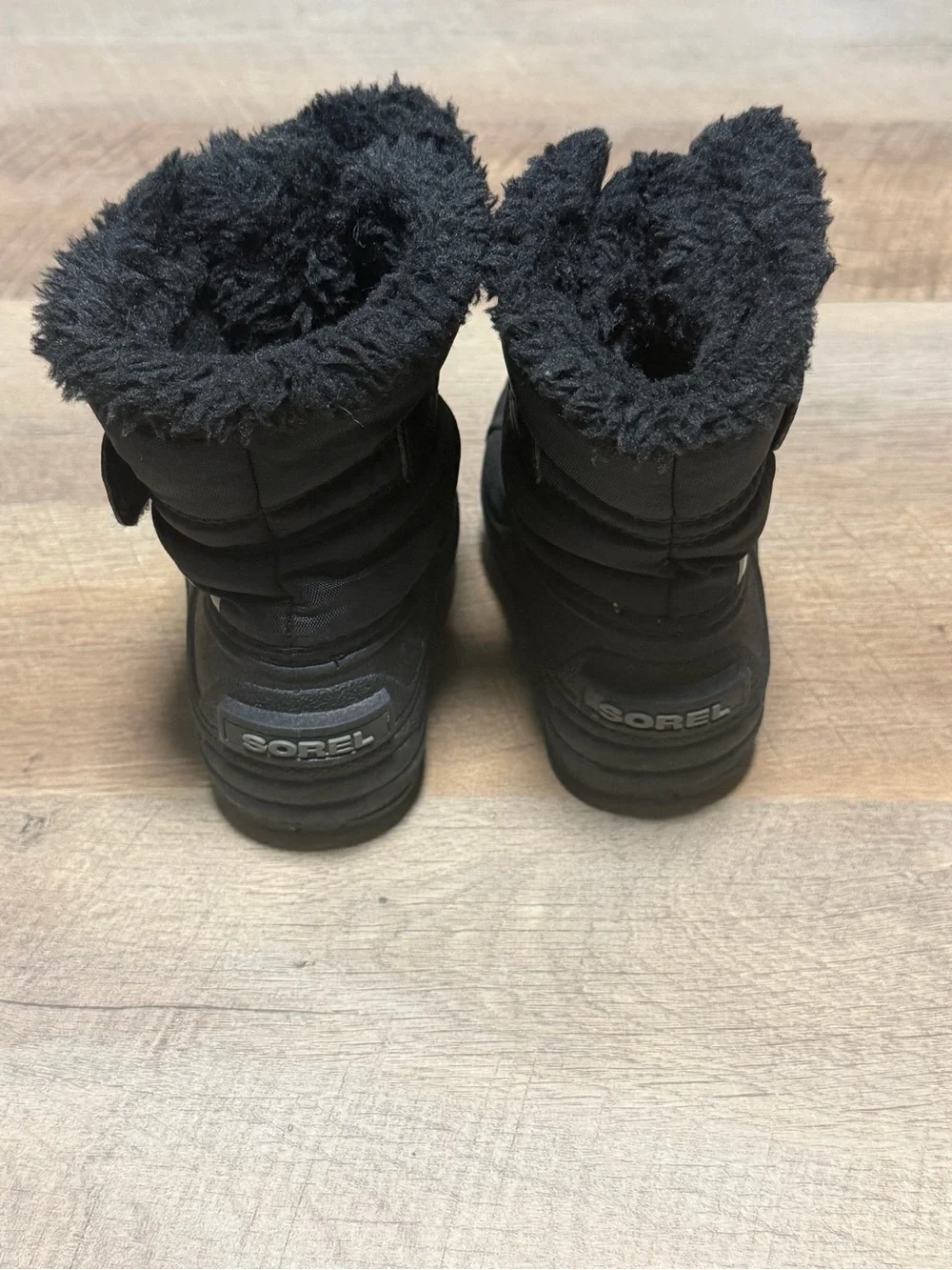 Sorel Snow Commander Toddler Winter Boots Black/Charcoal Size 6